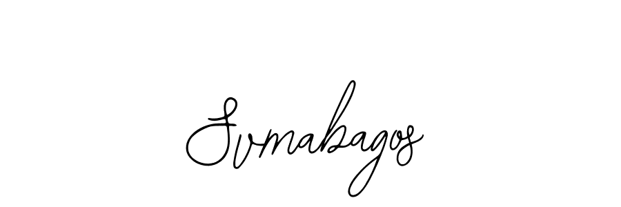 How to make Svmabagos signature? Bearetta-2O07w is a professional autograph style. Create handwritten signature for Svmabagos name. Svmabagos signature style 12 images and pictures png