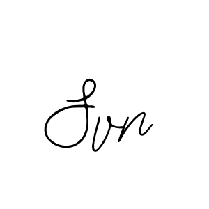 How to make Svn signature? Bearetta-2O07w is a professional autograph style. Create handwritten signature for Svn name. Svn signature style 12 images and pictures png