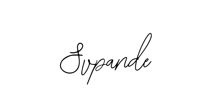 Make a beautiful signature design for name Svpande. Use this online signature maker to create a handwritten signature for free. Svpande signature style 12 images and pictures png