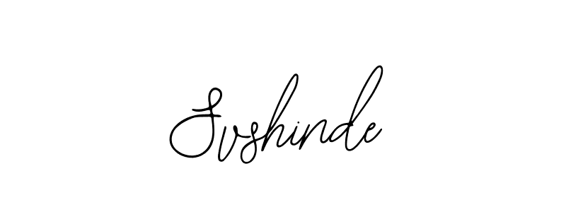 Design your own signature with our free online signature maker. With this signature software, you can create a handwritten (Bearetta-2O07w) signature for name Svshinde. Svshinde signature style 12 images and pictures png