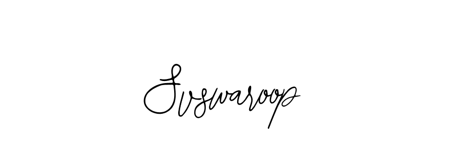 Svswaroop stylish signature style. Best Handwritten Sign (Bearetta-2O07w) for my name. Handwritten Signature Collection Ideas for my name Svswaroop. Svswaroop signature style 12 images and pictures png