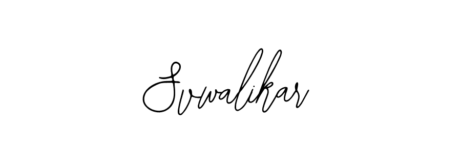 Svwalikar stylish signature style. Best Handwritten Sign (Bearetta-2O07w) for my name. Handwritten Signature Collection Ideas for my name Svwalikar. Svwalikar signature style 12 images and pictures png