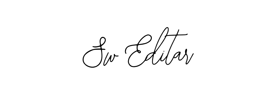 Create a beautiful signature design for name Sw Editar. With this signature (Bearetta-2O07w) fonts, you can make a handwritten signature for free. Sw Editar signature style 12 images and pictures png