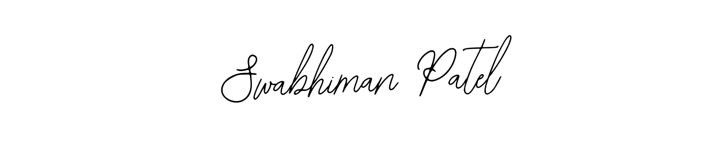 The best way (Bearetta-2O07w) to make a short signature is to pick only two or three words in your name. The name Swabhiman Patel include a total of six letters. For converting this name. Swabhiman Patel signature style 12 images and pictures png