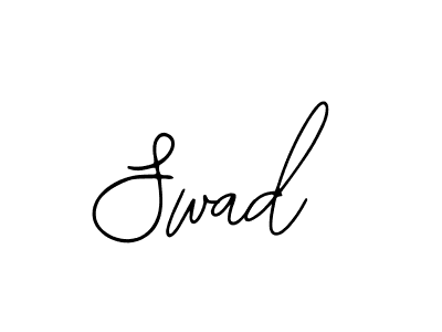 How to make Swad signature? Bearetta-2O07w is a professional autograph style. Create handwritten signature for Swad name. Swad signature style 12 images and pictures png