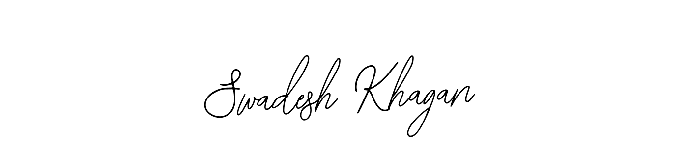 Design your own signature with our free online signature maker. With this signature software, you can create a handwritten (Bearetta-2O07w) signature for name Swadesh Khagan. Swadesh Khagan signature style 12 images and pictures png