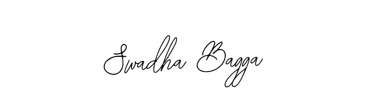 Similarly Bearetta-2O07w is the best handwritten signature design. Signature creator online .You can use it as an online autograph creator for name Swadha Bagga. Swadha Bagga signature style 12 images and pictures png