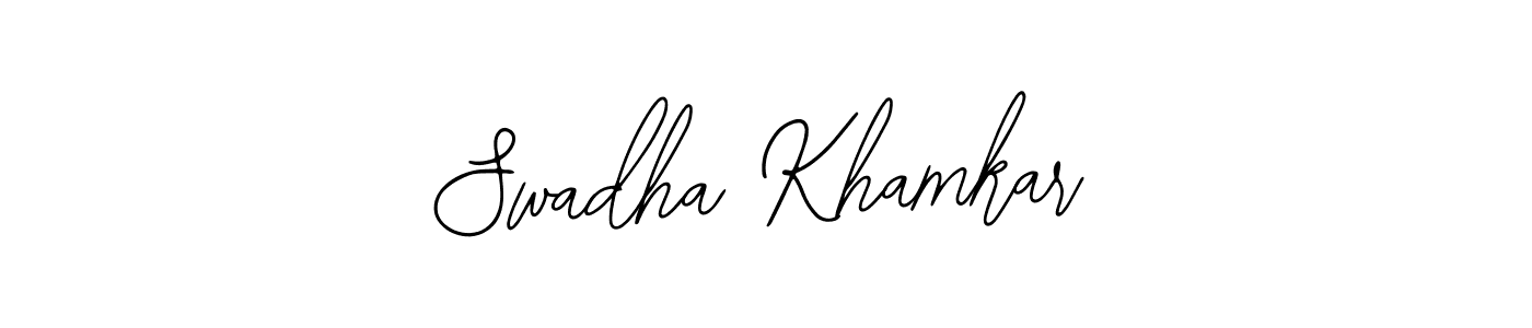 How to Draw Swadha Khamkar signature style? Bearetta-2O07w is a latest design signature styles for name Swadha Khamkar. Swadha Khamkar signature style 12 images and pictures png