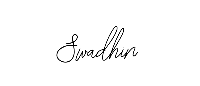 How to make Swadhin signature? Bearetta-2O07w is a professional autograph style. Create handwritten signature for Swadhin name. Swadhin signature style 12 images and pictures png