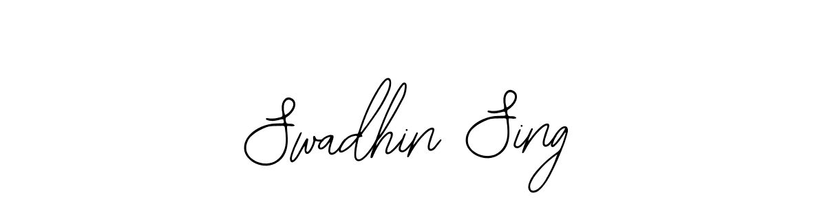 Create a beautiful signature design for name Swadhin Sing. With this signature (Bearetta-2O07w) fonts, you can make a handwritten signature for free. Swadhin Sing signature style 12 images and pictures png