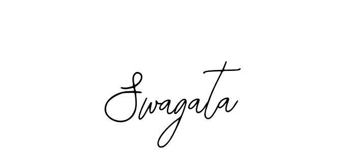 You should practise on your own different ways (Bearetta-2O07w) to write your name (Swagata) in signature. don't let someone else do it for you. Swagata signature style 12 images and pictures png