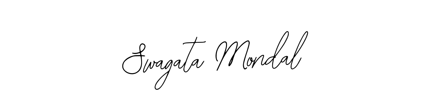 Design your own signature with our free online signature maker. With this signature software, you can create a handwritten (Bearetta-2O07w) signature for name Swagata Mondal. Swagata Mondal signature style 12 images and pictures png