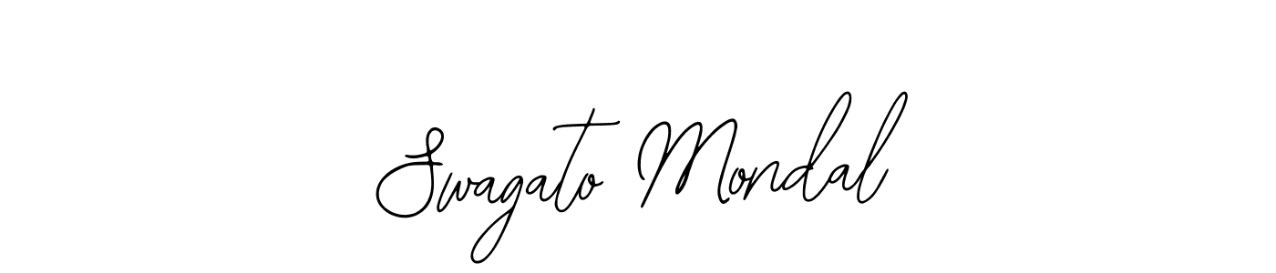 Also You can easily find your signature by using the search form. We will create Swagato Mondal name handwritten signature images for you free of cost using Bearetta-2O07w sign style. Swagato Mondal signature style 12 images and pictures png