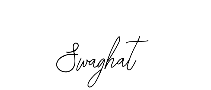 Also You can easily find your signature by using the search form. We will create Swaghat name handwritten signature images for you free of cost using Bearetta-2O07w sign style. Swaghat signature style 12 images and pictures png