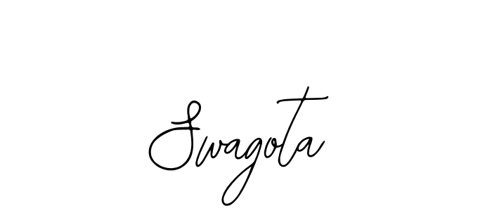 Make a beautiful signature design for name Swagota. With this signature (Bearetta-2O07w) style, you can create a handwritten signature for free. Swagota signature style 12 images and pictures png
