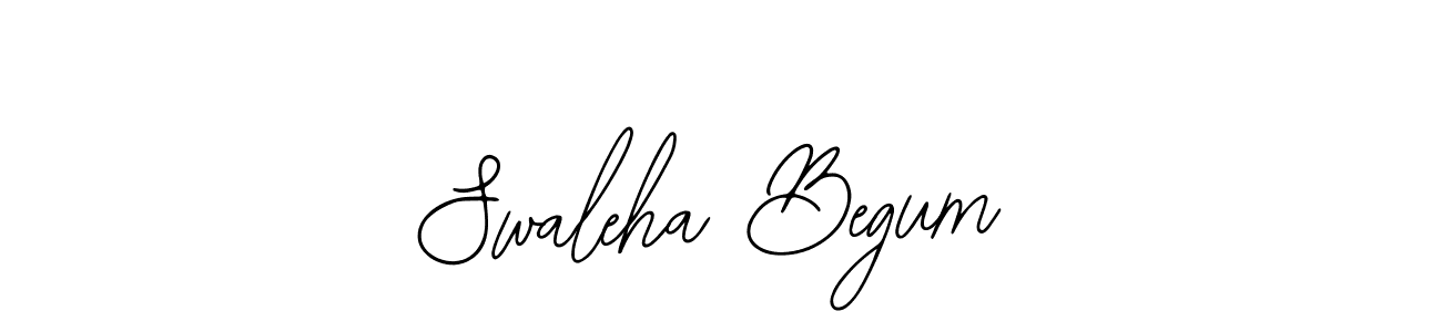 Also You can easily find your signature by using the search form. We will create Swaleha Begum name handwritten signature images for you free of cost using Bearetta-2O07w sign style. Swaleha Begum signature style 12 images and pictures png