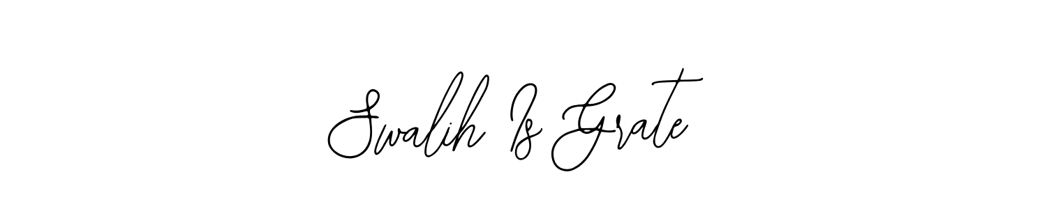 Also we have Swalih Is Grate name is the best signature style. Create professional handwritten signature collection using Bearetta-2O07w autograph style. Swalih Is Grate signature style 12 images and pictures png