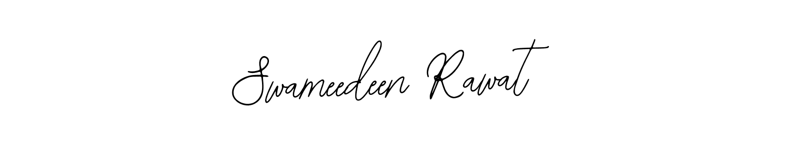 This is the best signature style for the Swameedeen Rawat name. Also you like these signature font (Bearetta-2O07w). Mix name signature. Swameedeen Rawat signature style 12 images and pictures png