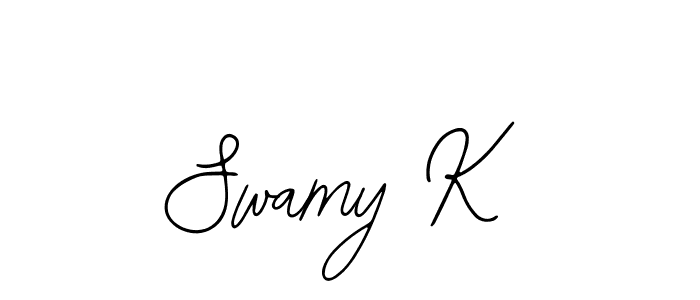 It looks lik you need a new signature style for name Swamy K. Design unique handwritten (Bearetta-2O07w) signature with our free signature maker in just a few clicks. Swamy K signature style 12 images and pictures png