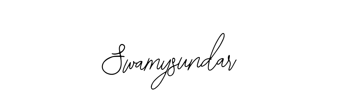 Use a signature maker to create a handwritten signature online. With this signature software, you can design (Bearetta-2O07w) your own signature for name Swamysundar. Swamysundar signature style 12 images and pictures png