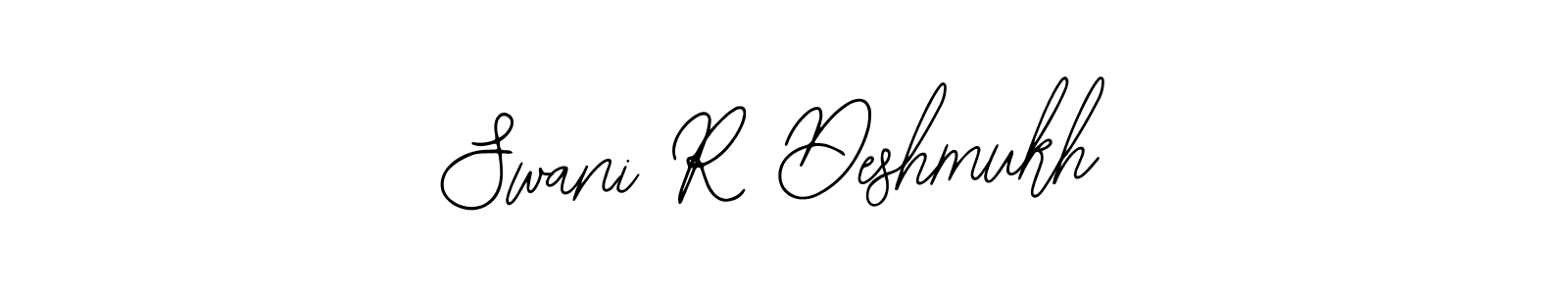 Create a beautiful signature design for name Swani R Deshmukh. With this signature (Bearetta-2O07w) fonts, you can make a handwritten signature for free. Swani R Deshmukh signature style 12 images and pictures png