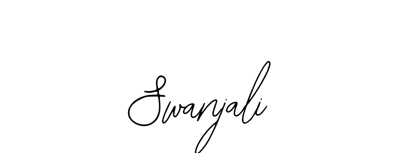 You should practise on your own different ways (Bearetta-2O07w) to write your name (Swanjali) in signature. don't let someone else do it for you. Swanjali signature style 12 images and pictures png