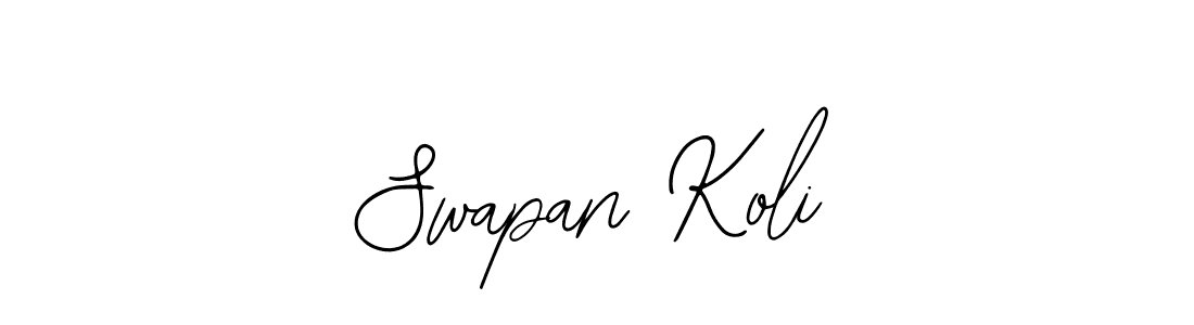 The best way (Bearetta-2O07w) to make a short signature is to pick only two or three words in your name. The name Swapan Koli include a total of six letters. For converting this name. Swapan Koli signature style 12 images and pictures png
