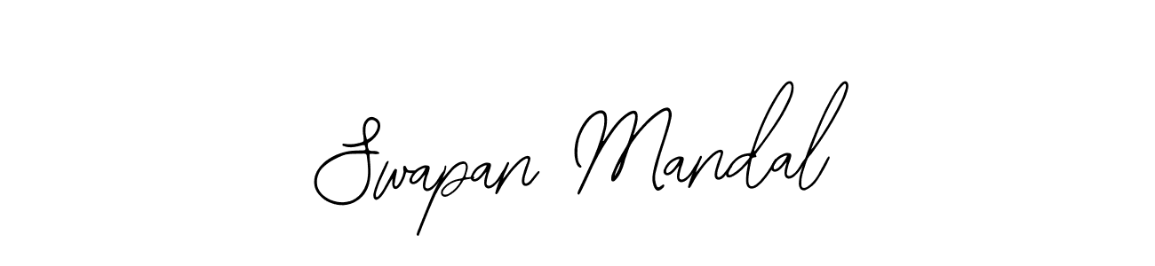 How to make Swapan Mandal name signature. Use Bearetta-2O07w style for creating short signs online. This is the latest handwritten sign. Swapan Mandal signature style 12 images and pictures png