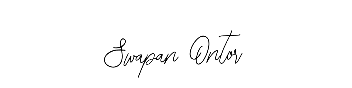 How to make Swapan Ontor signature? Bearetta-2O07w is a professional autograph style. Create handwritten signature for Swapan Ontor name. Swapan Ontor signature style 12 images and pictures png