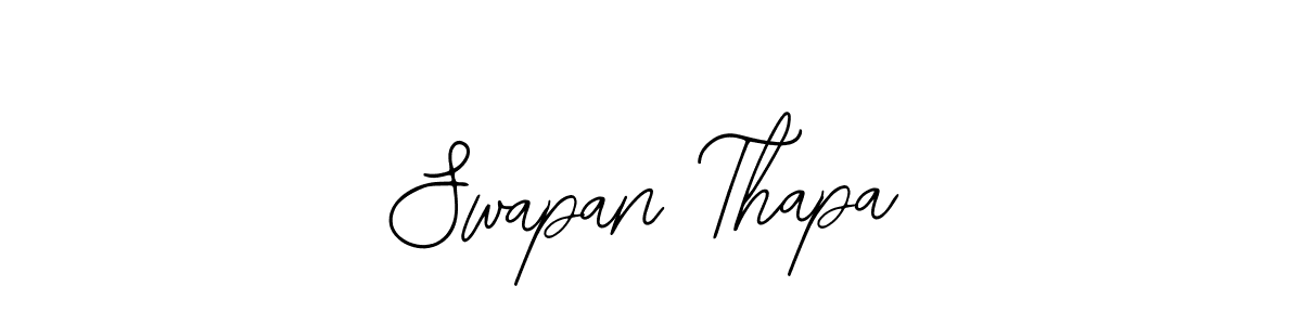 Use a signature maker to create a handwritten signature online. With this signature software, you can design (Bearetta-2O07w) your own signature for name Swapan Thapa. Swapan Thapa signature style 12 images and pictures png