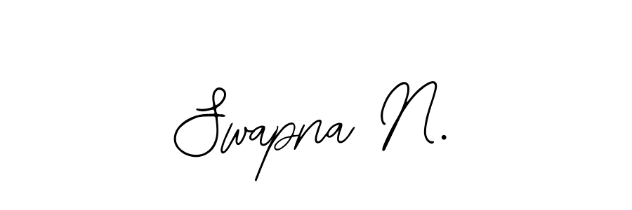 Bearetta-2O07w is a professional signature style that is perfect for those who want to add a touch of class to their signature. It is also a great choice for those who want to make their signature more unique. Get Swapna N. name to fancy signature for free. Swapna N. signature style 12 images and pictures png