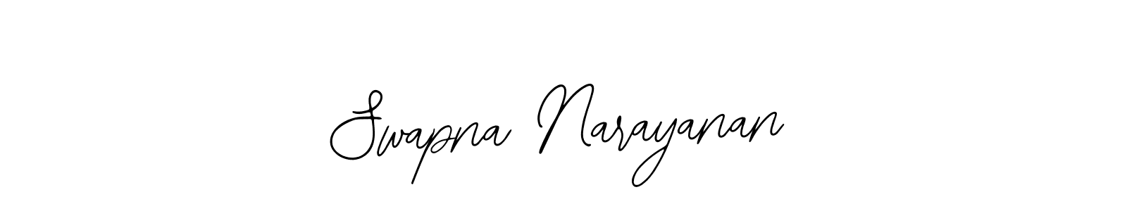 Once you've used our free online signature maker to create your best signature Bearetta-2O07w style, it's time to enjoy all of the benefits that Swapna Narayanan name signing documents. Swapna Narayanan signature style 12 images and pictures png