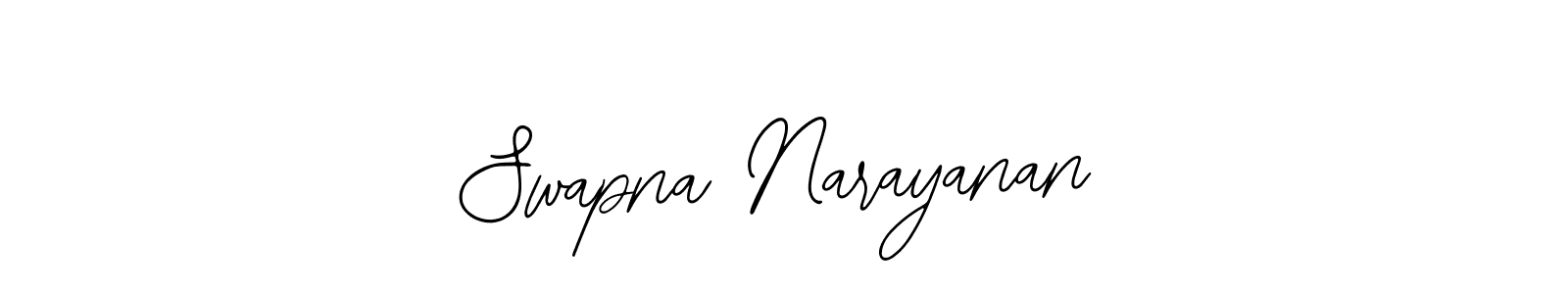 Make a beautiful signature design for name Swapna Narayanan. Use this online signature maker to create a handwritten signature for free. Swapna Narayanan signature style 12 images and pictures png