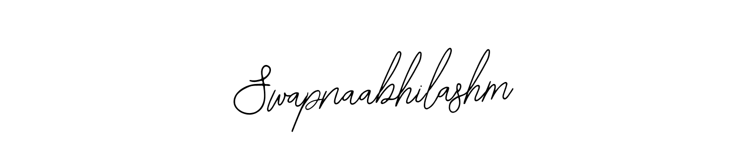 The best way (Bearetta-2O07w) to make a short signature is to pick only two or three words in your name. The name Swapnaabhilashm include a total of six letters. For converting this name. Swapnaabhilashm signature style 12 images and pictures png