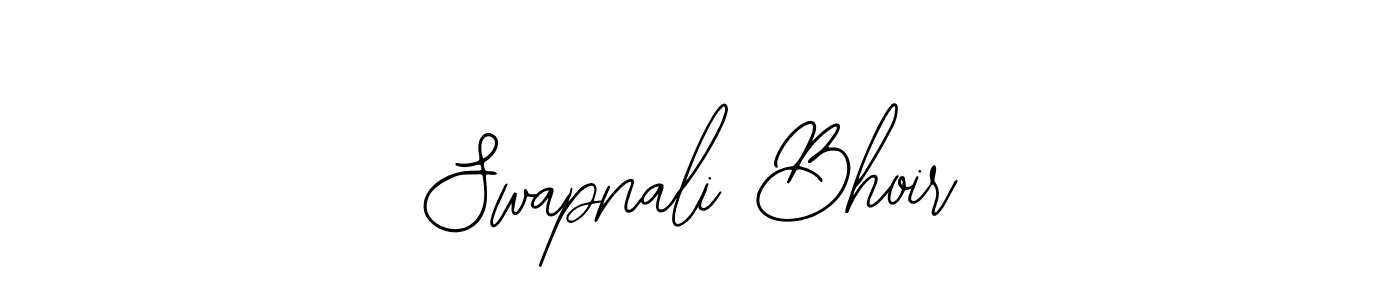 The best way (Bearetta-2O07w) to make a short signature is to pick only two or three words in your name. The name Swapnali Bhoir include a total of six letters. For converting this name. Swapnali Bhoir signature style 12 images and pictures png