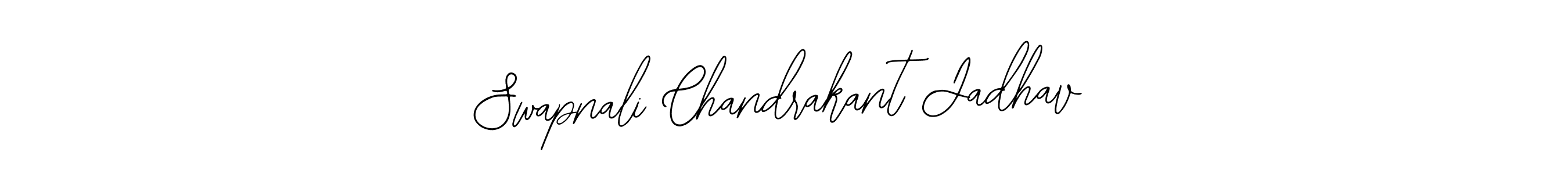 You should practise on your own different ways (Bearetta-2O07w) to write your name (Swapnali Chandrakant Jadhav) in signature. don't let someone else do it for you. Swapnali Chandrakant Jadhav signature style 12 images and pictures png