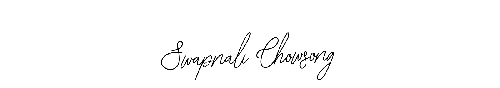 Use a signature maker to create a handwritten signature online. With this signature software, you can design (Bearetta-2O07w) your own signature for name Swapnali Chowsong. Swapnali Chowsong signature style 12 images and pictures png