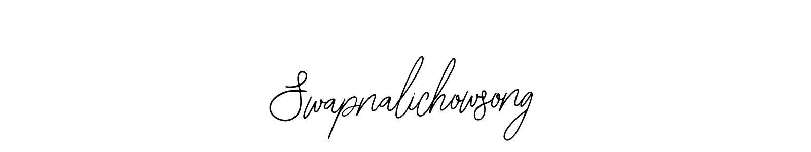 Use a signature maker to create a handwritten signature online. With this signature software, you can design (Bearetta-2O07w) your own signature for name Swapnalichowsong. Swapnalichowsong signature style 12 images and pictures png