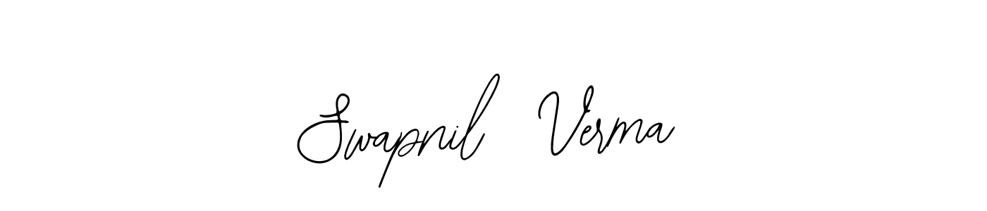 Create a beautiful signature design for name Swapnil  Verma. With this signature (Bearetta-2O07w) fonts, you can make a handwritten signature for free. Swapnil  Verma signature style 12 images and pictures png