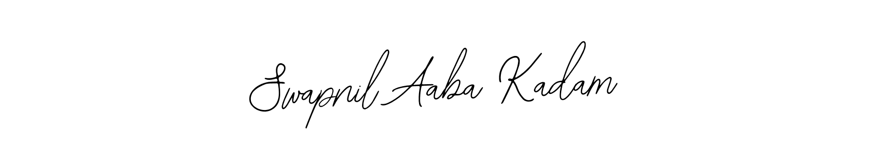 if you are searching for the best signature style for your name Swapnil Aaba Kadam. so please give up your signature search. here we have designed multiple signature styles  using Bearetta-2O07w. Swapnil Aaba Kadam signature style 12 images and pictures png