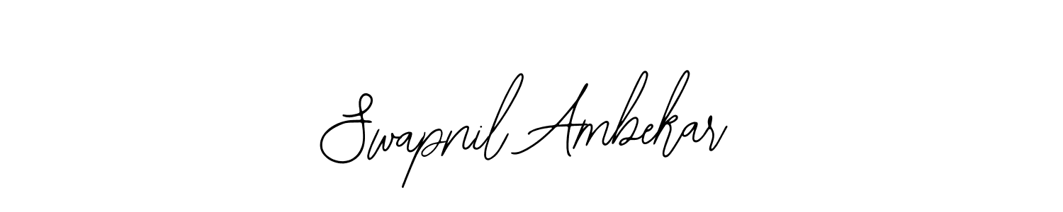 You should practise on your own different ways (Bearetta-2O07w) to write your name (Swapnil Ambekar) in signature. don't let someone else do it for you. Swapnil Ambekar signature style 12 images and pictures png