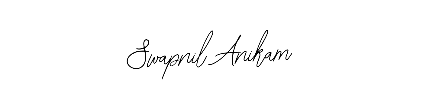 The best way (Bearetta-2O07w) to make a short signature is to pick only two or three words in your name. The name Swapnil Anikam include a total of six letters. For converting this name. Swapnil Anikam signature style 12 images and pictures png