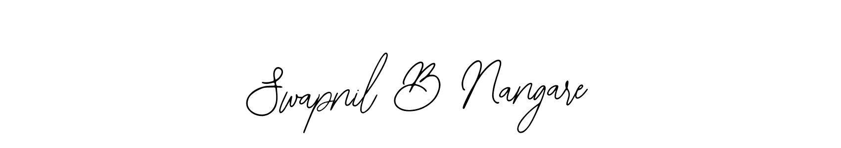 How to make Swapnil B Nangare signature? Bearetta-2O07w is a professional autograph style. Create handwritten signature for Swapnil B Nangare name. Swapnil B Nangare signature style 12 images and pictures png