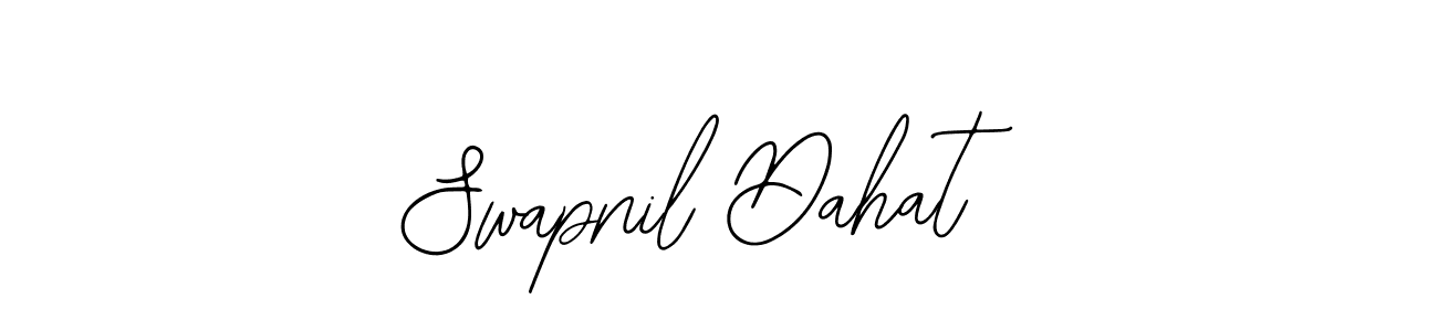 Create a beautiful signature design for name Swapnil Dahat. With this signature (Bearetta-2O07w) fonts, you can make a handwritten signature for free. Swapnil Dahat signature style 12 images and pictures png