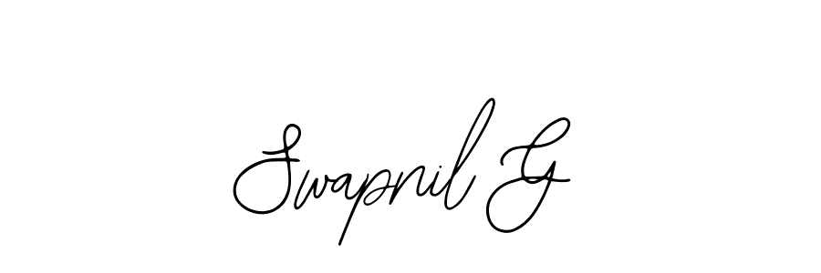 Swapnil G stylish signature style. Best Handwritten Sign (Bearetta-2O07w) for my name. Handwritten Signature Collection Ideas for my name Swapnil G. Swapnil G signature style 12 images and pictures png