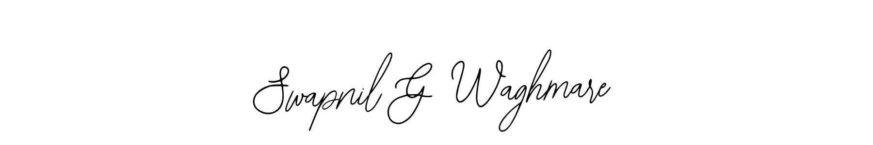 Also You can easily find your signature by using the search form. We will create Swapnil G Waghmare name handwritten signature images for you free of cost using Bearetta-2O07w sign style. Swapnil G Waghmare signature style 12 images and pictures png