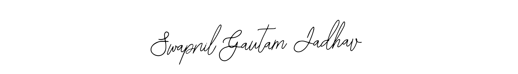 This is the best signature style for the Swapnil Gautam Jadhav name. Also you like these signature font (Bearetta-2O07w). Mix name signature. Swapnil Gautam Jadhav signature style 12 images and pictures png
