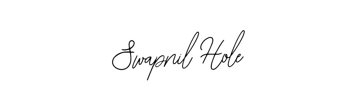 Swapnil Hole stylish signature style. Best Handwritten Sign (Bearetta-2O07w) for my name. Handwritten Signature Collection Ideas for my name Swapnil Hole. Swapnil Hole signature style 12 images and pictures png