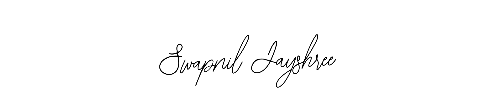 Also we have Swapnil Jayshree name is the best signature style. Create professional handwritten signature collection using Bearetta-2O07w autograph style. Swapnil Jayshree signature style 12 images and pictures png