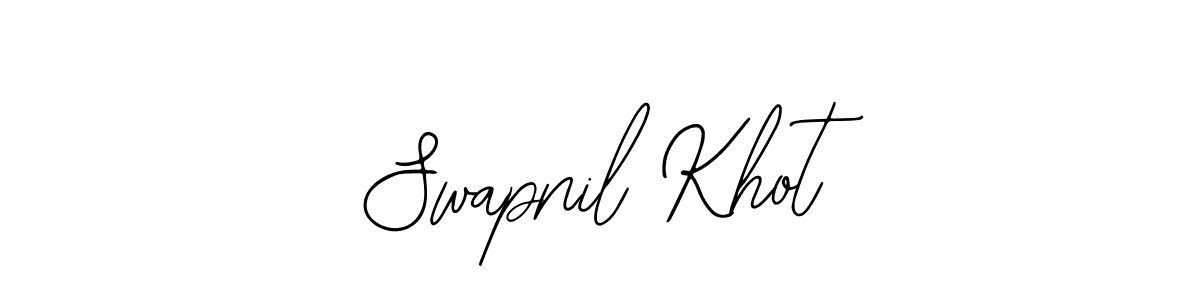 Swapnil Khot stylish signature style. Best Handwritten Sign (Bearetta-2O07w) for my name. Handwritten Signature Collection Ideas for my name Swapnil Khot. Swapnil Khot signature style 12 images and pictures png